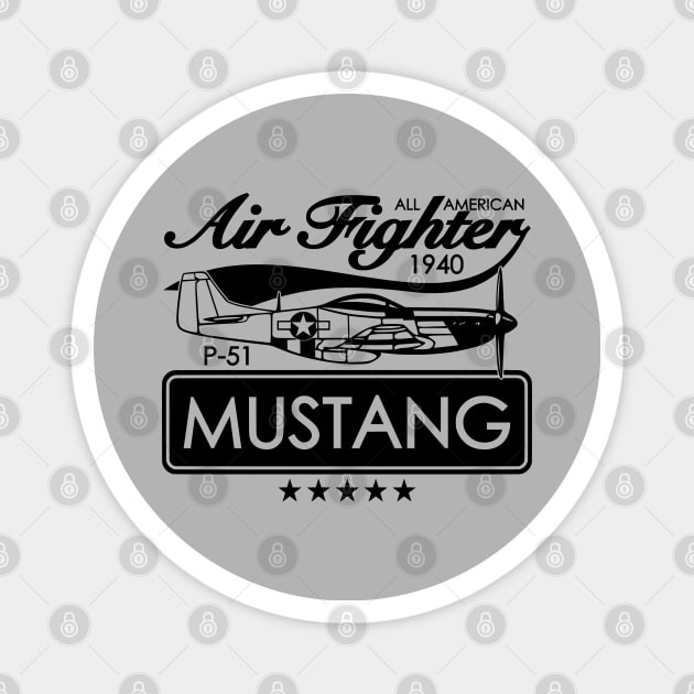 P-51 Mustang Magnet by TCP